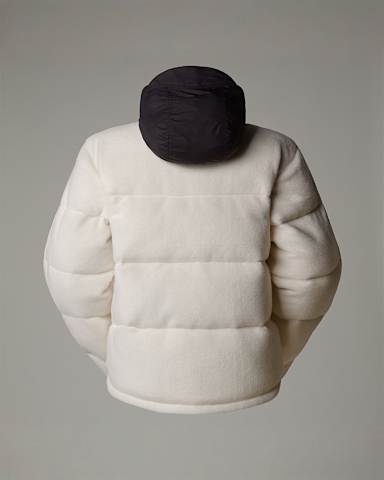 Womens Polar Nuptse Jacket TNF White Dune ALT1
