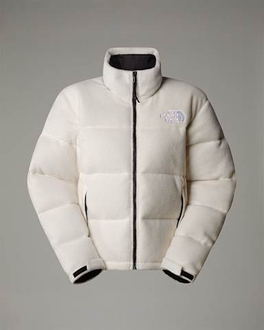 Womens Polar Nuptse Jacket TNF White Dune HERO