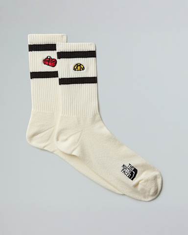Everyday Crew TNF Icons Socks 2 Pack TNF White Dune HERO