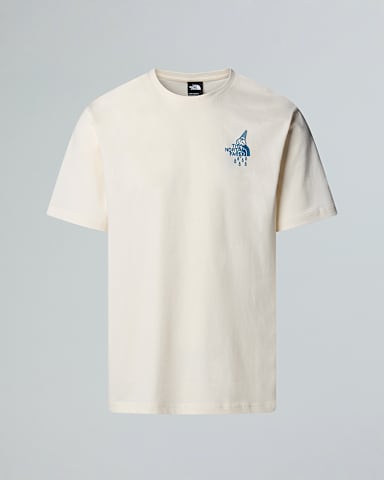Uniseks Powder Days Relaxed GraphicTshirt TNF White Dune ALT1
