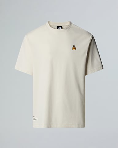 Tshirt dcontract Icon Mountain Jacket unisexe TNF White Dune HERO