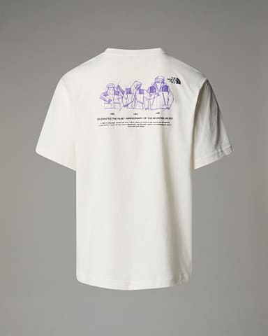 Tshirt descontrada Mountain Jacket Anniversary TNF White Dune ALT1