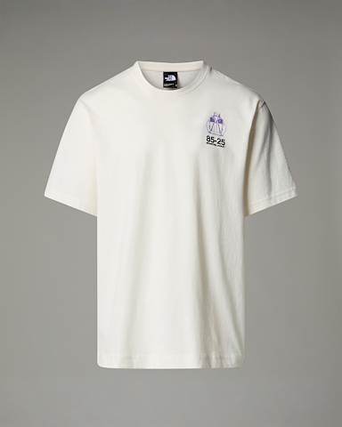 Tshirt descontrada Mountain Jacket Anniversary TNF White Dune HERO