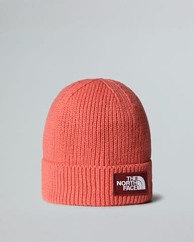 TNF Logo Box Cuffed Beanie TNF Mars DustSumac HERO