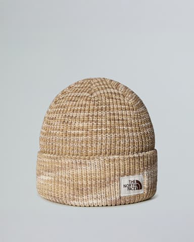 Salty Bae Lined Beanie TNF White Dune hero