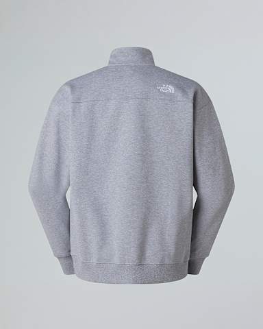 Unisex Oversized 14 Zip Sweatshirt TNF TNF Light Grey Heather ALT1