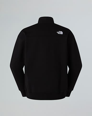 Unisex Oversized 14 Zip Sweatshirt TNF TNF Black alt1