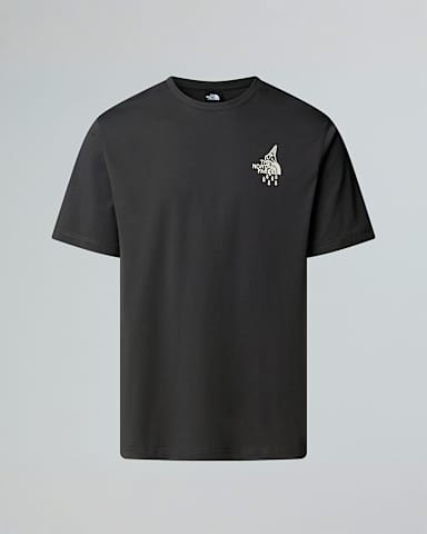 Tshirt dcontract Powder Days Graphic unisexe TNF Asphalt Grey ALT1