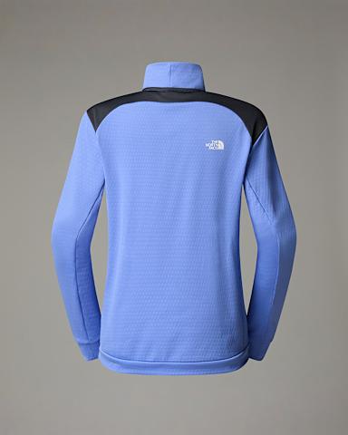 Sweat col zipp Kikash pour femme TNF Virtual BlueAsphalt Grey ALT1