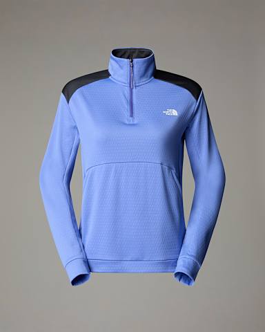 Sweat col zipp Kikash pour femme TNF Virtual BlueAsphalt Grey HERO