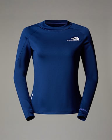 Womens Kikash Warm LongSleeve TShirt TNF Estate Blue HERO