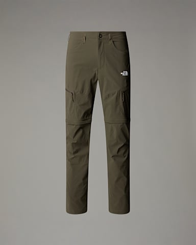 Mens Exploration Convertible Regular Trousers TNF New Taupe Green HERO