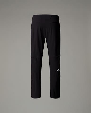 Mens Exploration Convertible Regular Trousers TNF TNF Black ALT1