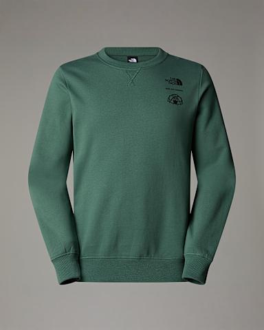 Sweat Outdoor Graphic pour homme TNF Duck Green HERO