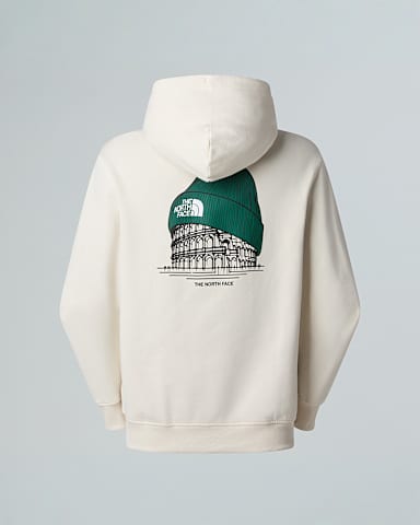 Relaxed Hoodie Italy unisex TNF White Dune HERO