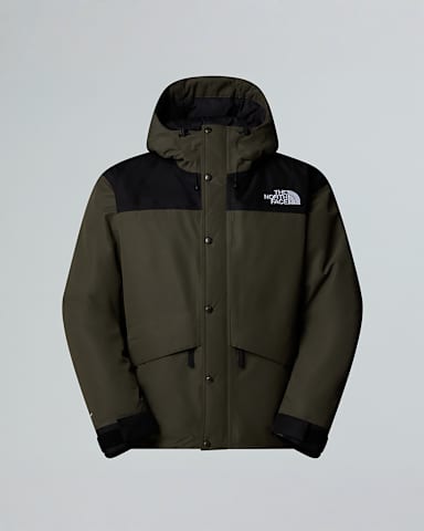 Mens Mountain Down Jacket TNF New Taupe GreenTNF Black HERO