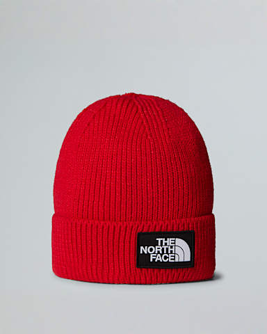 TNF Logo Boxbeanie met boord TNF TNF Red HERO