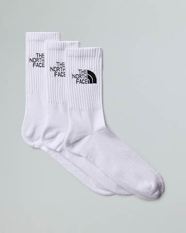 Everyday Standard Crew Socks TNF TNF White HERO