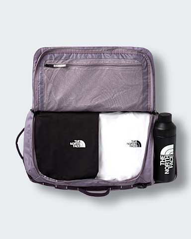 Base Camp Voyager Duffel 32L TNF Transcendent GreyEndless DuskHigh Rise Grey ALT2