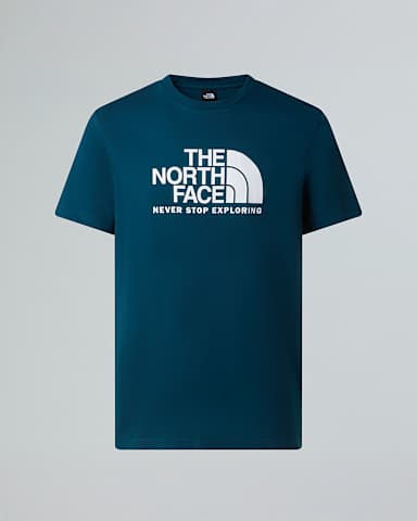 Mens New Peak TShirt TNF Midnight Petrol HERO