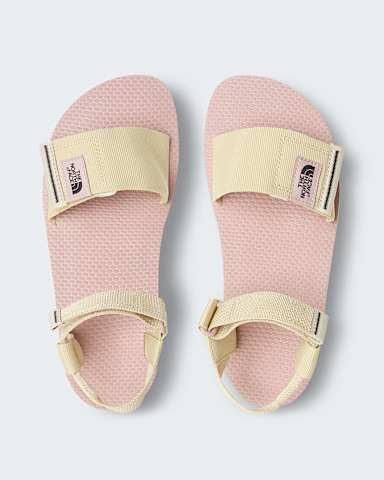 Skeena Platform Sandalen fr Damen TNF Desert StoneMetal Pink ALT1