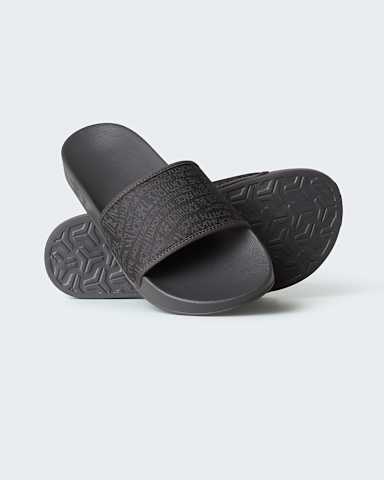Base Camp Slides III pour homme TNF Logo Mania PrintAnthracite Grey HERO