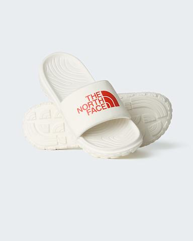Ciabatte Never Stop Cush da uomo TNF White DuneLava Red HERO