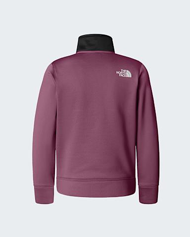 Teens 14 Zip Sweatshirt TNF Cyber BerryTNF Black ALT1