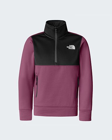 Teens 14 Zip Sweatshirt TNF Cyber BerryTNF Black HERO