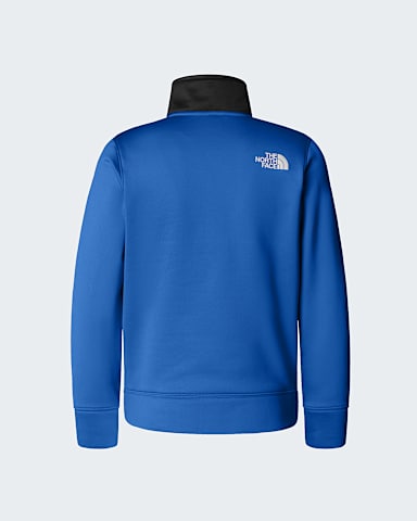 Teens 14 Zip Sweatshirt TNF Hero BlueTNF Black ALT1
