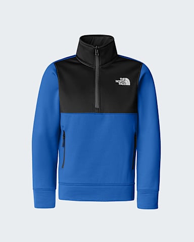 Teens 14 Zip Sweatshirt TNF Hero BlueTNF Black HERO