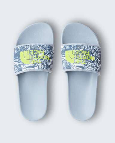 Mens Base Camp Slides III TNF Frost GreyFizz Lime ALT1