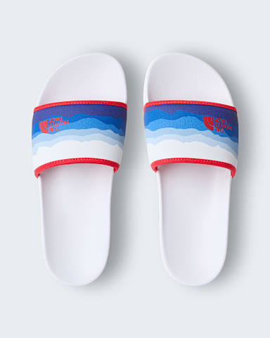 Base Camp Slides III pour homme TNF Sky Scene PrintTNF White ALT1