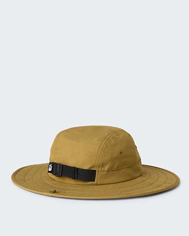 Kids Class V Brimmer Hat TNF Cedar Logo Weather Topo Phantom Print ALT2