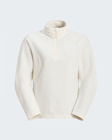 Womens Emilia 14 Zip Fleece TNF White Dune HERO