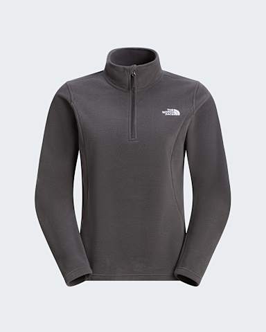 Polaire col zipp Emilia pour femme TNF Anthracite Grey HERO