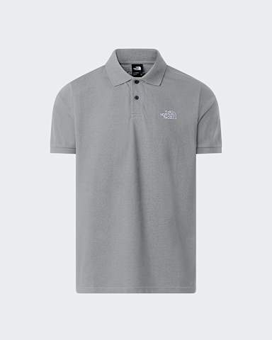 Piquetpoloshirt voor heren TNF TNF Light Grey Heather HERO
