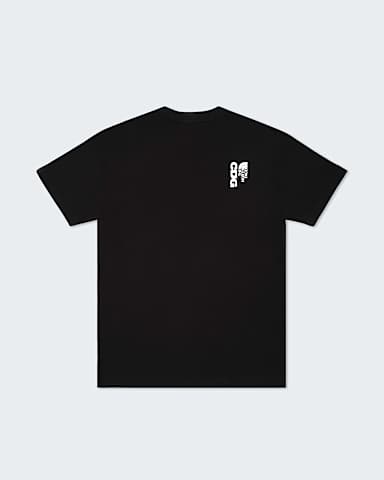 TNF X CDG TShirt TNF TNF Black ALT1