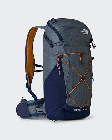 Sac dos Trail Lite 24 litres TNF Granite GreySummit NavyDust Orange HERO