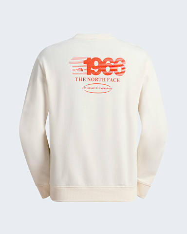 Sweat dcontract unisexe TNF White DuneLava Red ALT1