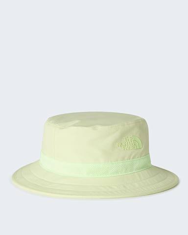 Kids Class V Reversible Bucket Hat TNF Lemon Mist Logo Weather Topo Phantom Print HERO