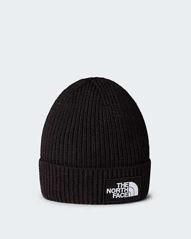 Bonnet revers et logo carr TNF pour enfant TNF TNF Black HERO