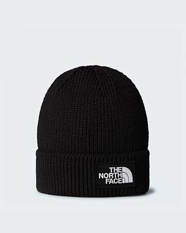 TNF Logo Box Cuffed Beanie TNF TNF Black HERO