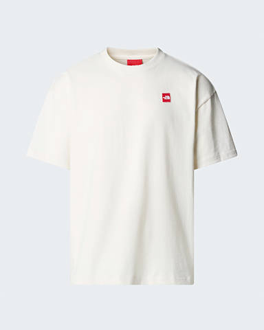 Unisex Red Box TShirt TNF White Dune HERO