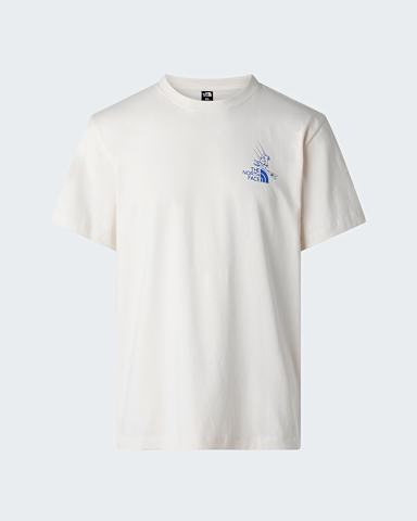 Mountain Celebration normal geschnittenes TShirt mit Grafik in Unisex TNF White Dune ALT1