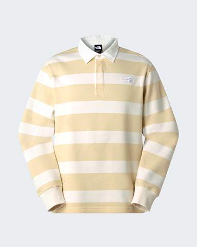 Sweat polo de rugby unisexe TNF White DuneDesert Stone HERO
