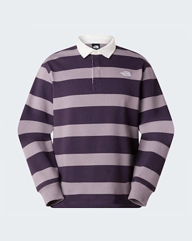 Unisex Rugby Polo Sweatshirt TNF Transcendent GreyEndless Dusk HERO