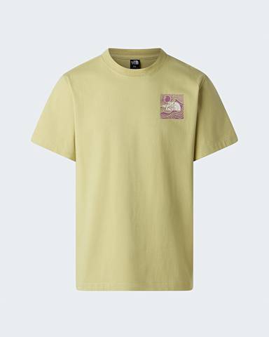 Unisex Mountain Escape Relaxed Graphic TShirt TNF Pear ALT1