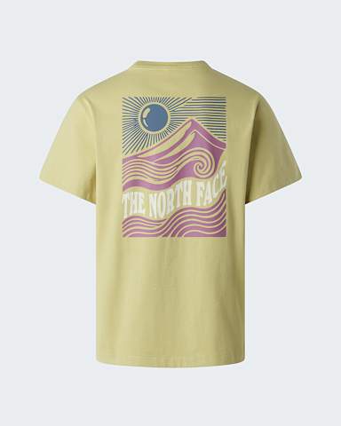 Unisex Mountain Escape Relaxed Graphic TShirt TNF Pear HERO