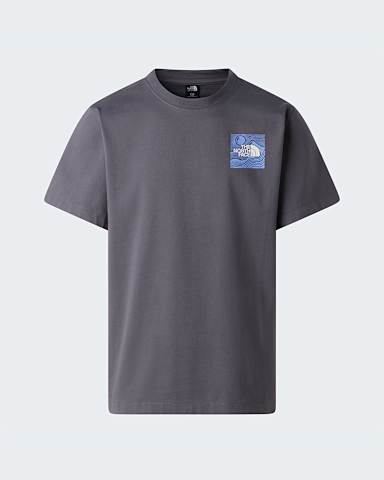 Uniseks Mountain Escape Relaxed Graphic Tshirt TNF Anthracite Grey ALT1